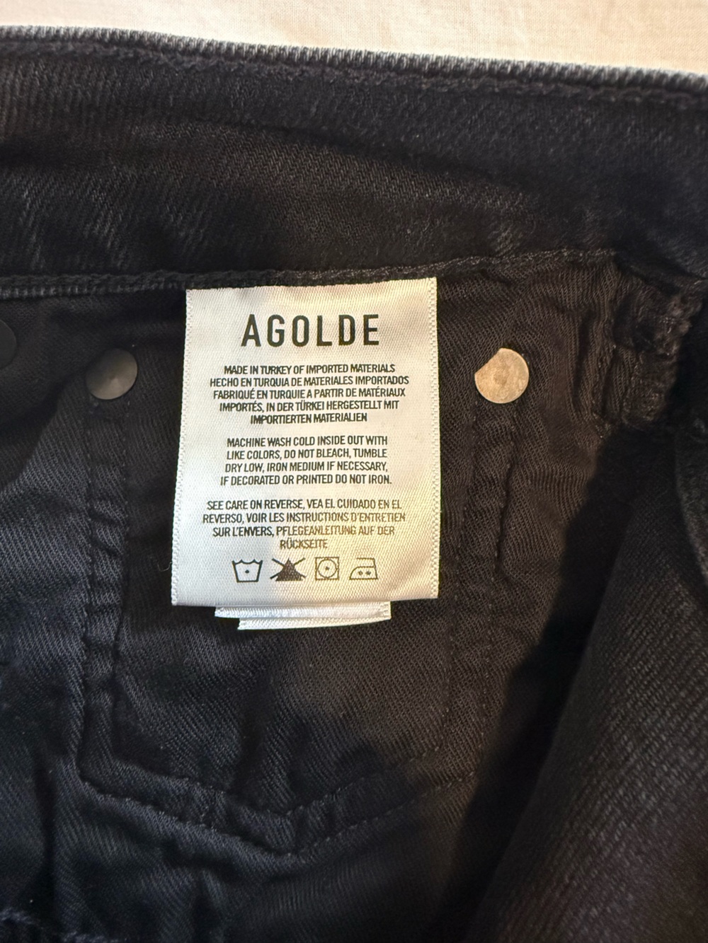 AGOLDE Riley High Rise Straight Crop Jeans 28 - Picture 8 of 13